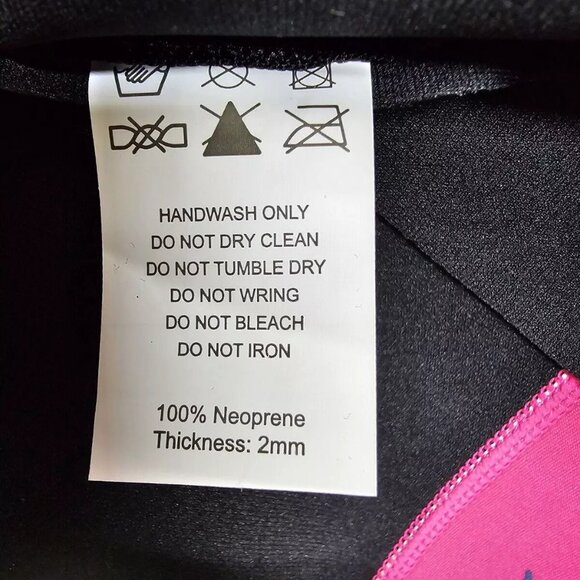 Chriffer Kid Wetsuit Shorty 2mm Neoprene Thermal Pink Black Swimwear - Picture 10 of 14